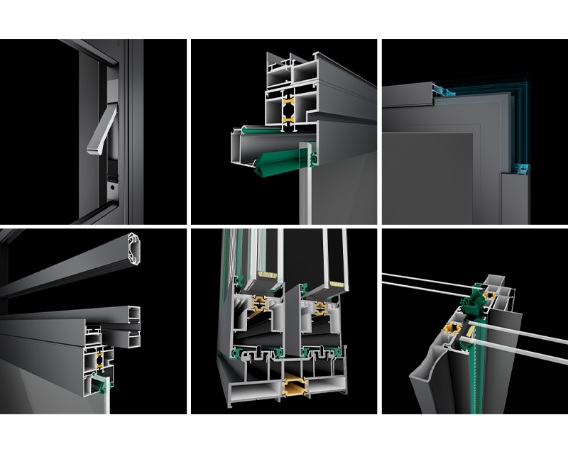 ZEKIN' s Aluminum Alloy Door And Window Product Structure ── Profile